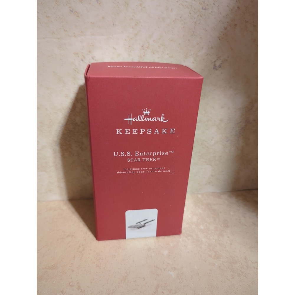 Hallmark 2018 Star Trek U.S.S. Enterprise NCC-1701 Metal Ornament NIB